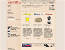 Tablet Screenshot of masserinisnc.it
